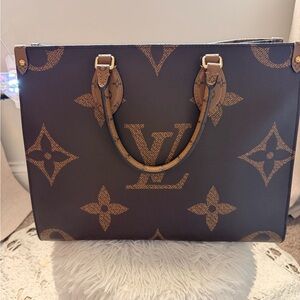 Louis Vuitton Dark Brown Monogram Tote
